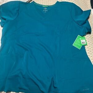 HH Works Healing Hands scrub top in color teal size 3X never worn new with tags